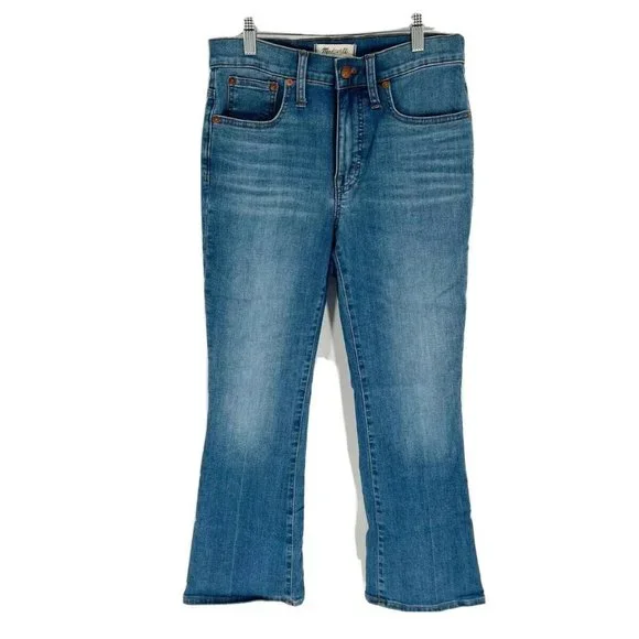 Madewell Cali Demi Boot Jean Fair Trade Sz 27 High Rise Crop Bootcut - Picture 1 of 6